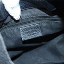 GUCCI Shoulder Bag Canvas Outlet Black Gold 257268 Auth bs25254-18