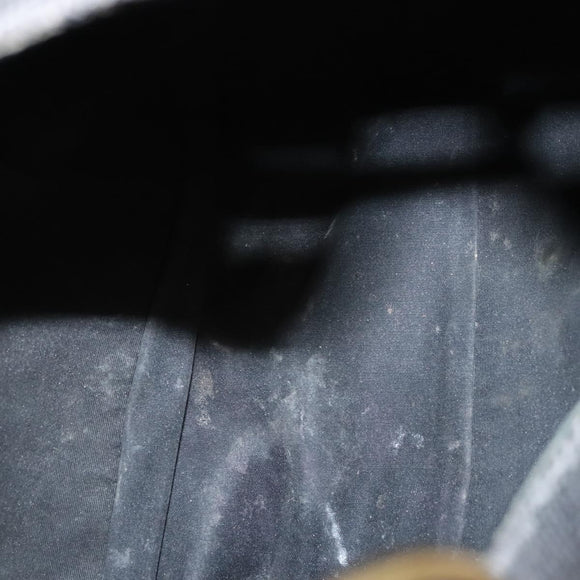 GUCCI Shoulder Bag Canvas Outlet Black Gold 257268 Auth bs25254