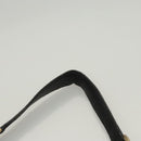 GUCCI Shoulder Bag Canvas Outlet Black Gold 257268 Auth bs25254-8