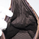 GUCCI Shoulder Bag Canvas Brown Silver 000 0602 Auth bs25255-20