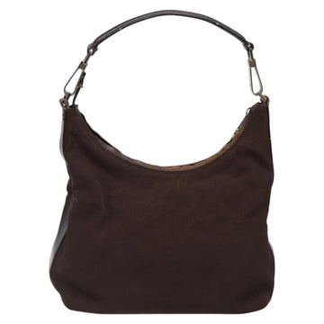 GUCCI Shoulder Bag Canvas Brown Silver 000 0602 Auth bs25255 - 0