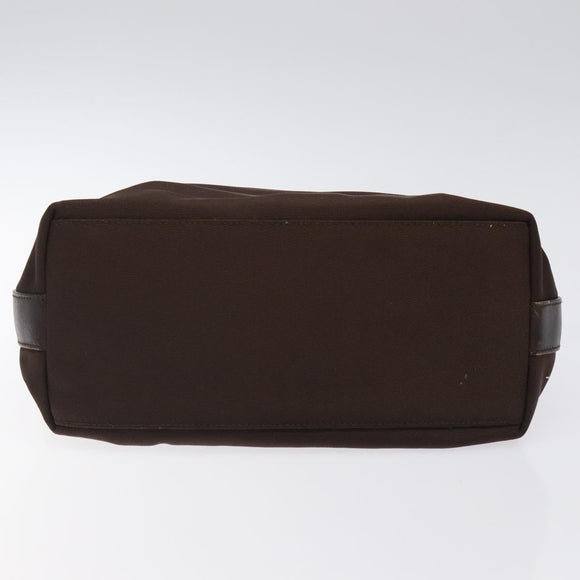 GUCCI Shoulder Bag Canvas Brown Silver 000 0602 Auth bs25255