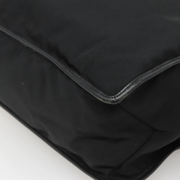 GUCCI Tote Bag Canvas Black Silver Auth bs25256