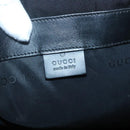 GUCCI Tote Bag Canvas Black Silver Auth bs25256-17