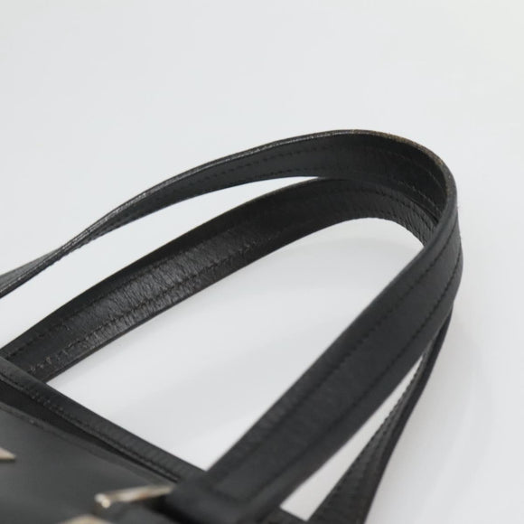 GUCCI Tote Bag Canvas Black Silver Auth bs25256