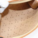 Christian Dior Clutch Bag PVC Canvas Black Brown Auth bs25261-11