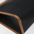 Christian Dior Clutch Bag PVC Canvas Black Brown Auth bs25261-14