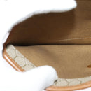 Christian Dior Honeycomb Canvas Shoulder Bag PVC Leather Beige Gold Auth bs25264-19