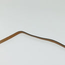 Christian Dior Honeycomb Canvas Shoulder Bag PVC Leather Beige Gold Auth bs25264-8