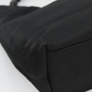 Christian Dior Maris Pearl Hand Bag Nylon Black Silver Auth bs25265-14