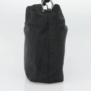Christian Dior Maris Pearl Hand Bag Nylon Black Silver Auth bs25265-3