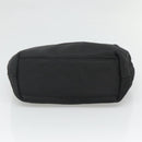 Christian Dior Maris Pearl Hand Bag Nylon Black Silver Auth bs25265-5