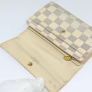 LOUIS VUITTON Damier Azur Portefeuille Alexandra Wallet N63068 LV Auth bs25268-8