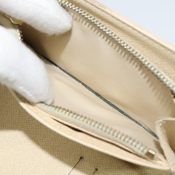 LOUIS VUITTON Damier Azur Portefeuille Alexandra Wallet N63068 LV Auth bs25268