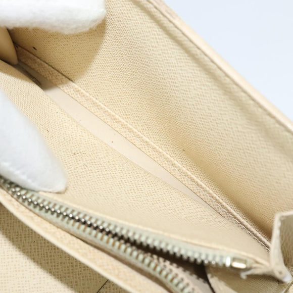 LOUIS VUITTON Damier Azur Portefeuille Alexandra Wallet N63068 LV Auth bs25268