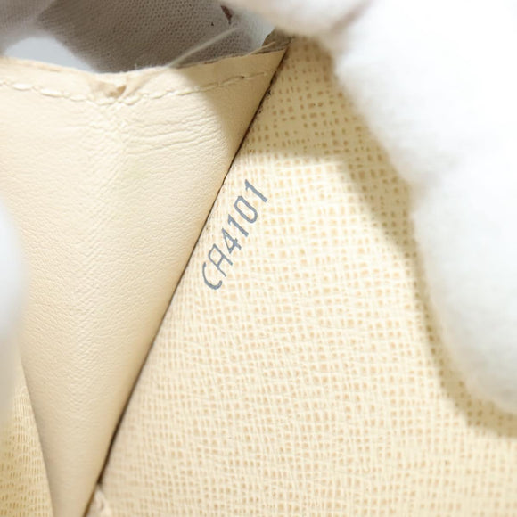 LOUIS VUITTON Damier Azur Portefeuille Alexandra Wallet N63068 LV Auth bs25268