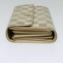 LOUIS VUITTON Damier Azur Portefeuille Alexandra Wallet N63068 LV Auth bs25268-3