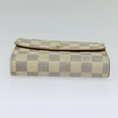 LOUIS VUITTON Damier Azur Portefeuille Alexandra Wallet N63068 LV Auth bs25268-6