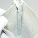 HERMES Omenitu Shoulder Bag Leather White Auth bs25279-11