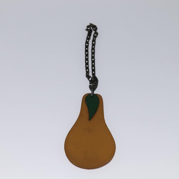 HERMES Day Planner Cover & Key Holder Leather 2Set Orange Brown Auth bs25280