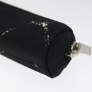 CHANEL Sunglass Case Pen Case Nylon Black CC Auth bs25281-15