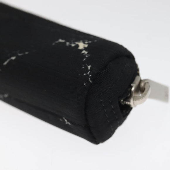 CHANEL Sunglass Case Pen Case Nylon Black CC Auth bs25281