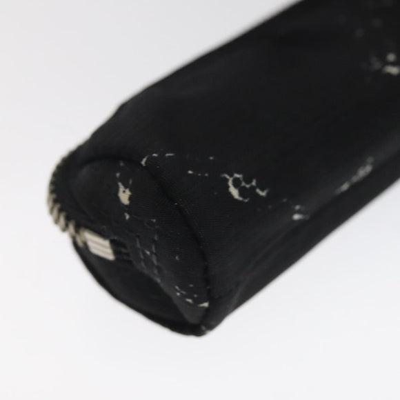 CHANEL Sunglass Case Pen Case Nylon Black CC Auth bs25281