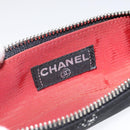 CHANEL Sunglass Case Pen Case Nylon Black CC Auth bs25281-9