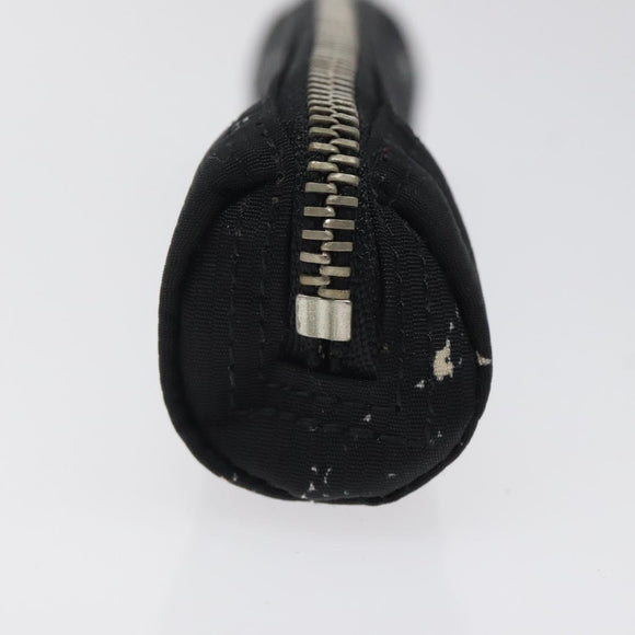 CHANEL Sunglass Case Pen Case Nylon Black CC Auth bs25281