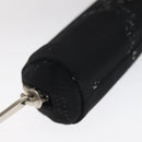 CHANEL Sunglass Case Pen Case Nylon Black CC Auth bs25281-14