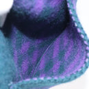 BURBERRY Nova Check Hot Water Bottle Cotton Purple Auth bs25282-12