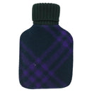 BURBERRY Nova Check Hot Water Bottle Cotton Purple Auth bs25282-13