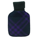 BURBERRY Nova Check Hot Water Bottle Cotton Purple Auth bs25282-2