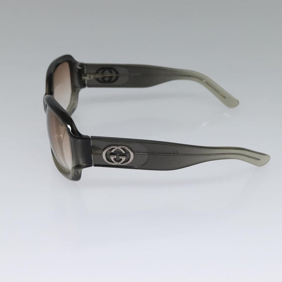 GUCCI Sunglasses plastic 2Set Black Silver Auth bs25283