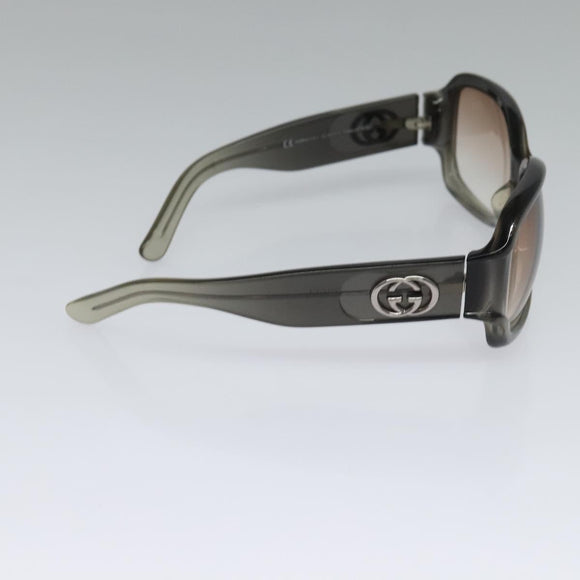 GUCCI Sunglasses plastic 2Set Black Silver Auth bs25283