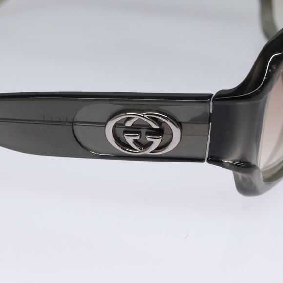 GUCCI Sunglasses plastic 2Set Black Silver Auth bs25283