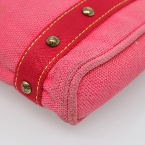 LOUIS VUITTON Antigua Cabas PM Hand Bag Rouge Pink M40088 LV Auth bs25294