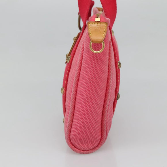LOUIS VUITTON Antigua Cabas PM Hand Bag Rouge Pink M40088 LV Auth bs25294