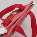 LOUIS VUITTON Antigua Cabas PM Hand Bag Rouge Pink M40088 LV Auth bs25294-6