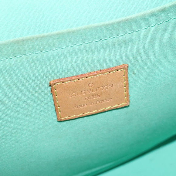 LOUIS VUITTON Monogram Vernis Biscayne Bay GM Bag Peppermint LV Auth bs25295