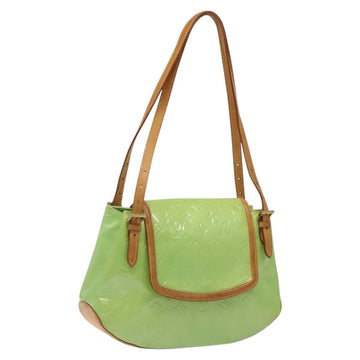 LOUIS VUITTON Monogram Vernis Biscayne Bay GM Bag Peppermint LV Auth bs25295