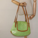 LOUIS VUITTON Monogram Vernis Biscayne Bay GM Bag Peppermint LV Auth bs25295-22