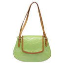 LOUIS VUITTON Monogram Vernis Biscayne Bay GM Bag Peppermint LV Auth bs25295-13