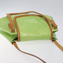 LOUIS VUITTON Monogram Vernis Biscayne Bay GM Bag Peppermint LV Auth bs25295-6