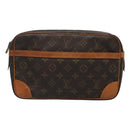 LOUIS VUITTON Monogram Compiegne 28 Clutch Bag M51845 LV Auth bs25306-13