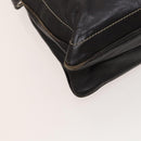 BALLY Shoulder Bag Leather Brown Auth bs25320-9