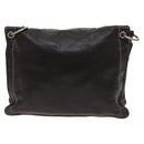 BALLY Shoulder Bag Leather Brown Auth bs25320-2