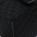 Christian Dior Trotter Canvas Vanity Pouch Black Silver Auth bs25322-15