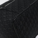 Christian Dior Trotter Canvas Vanity Pouch Black Silver Auth bs25322-17