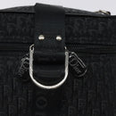 Christian Dior Trotter Canvas Vanity Pouch Black Silver Auth bs25322-18
